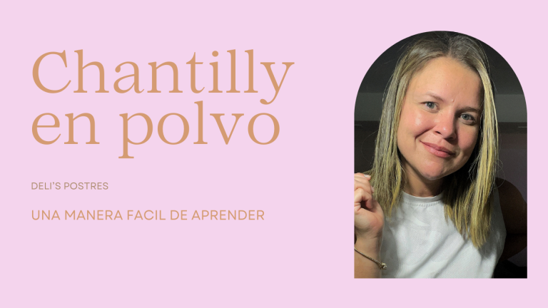 Chantilly en polvo estable